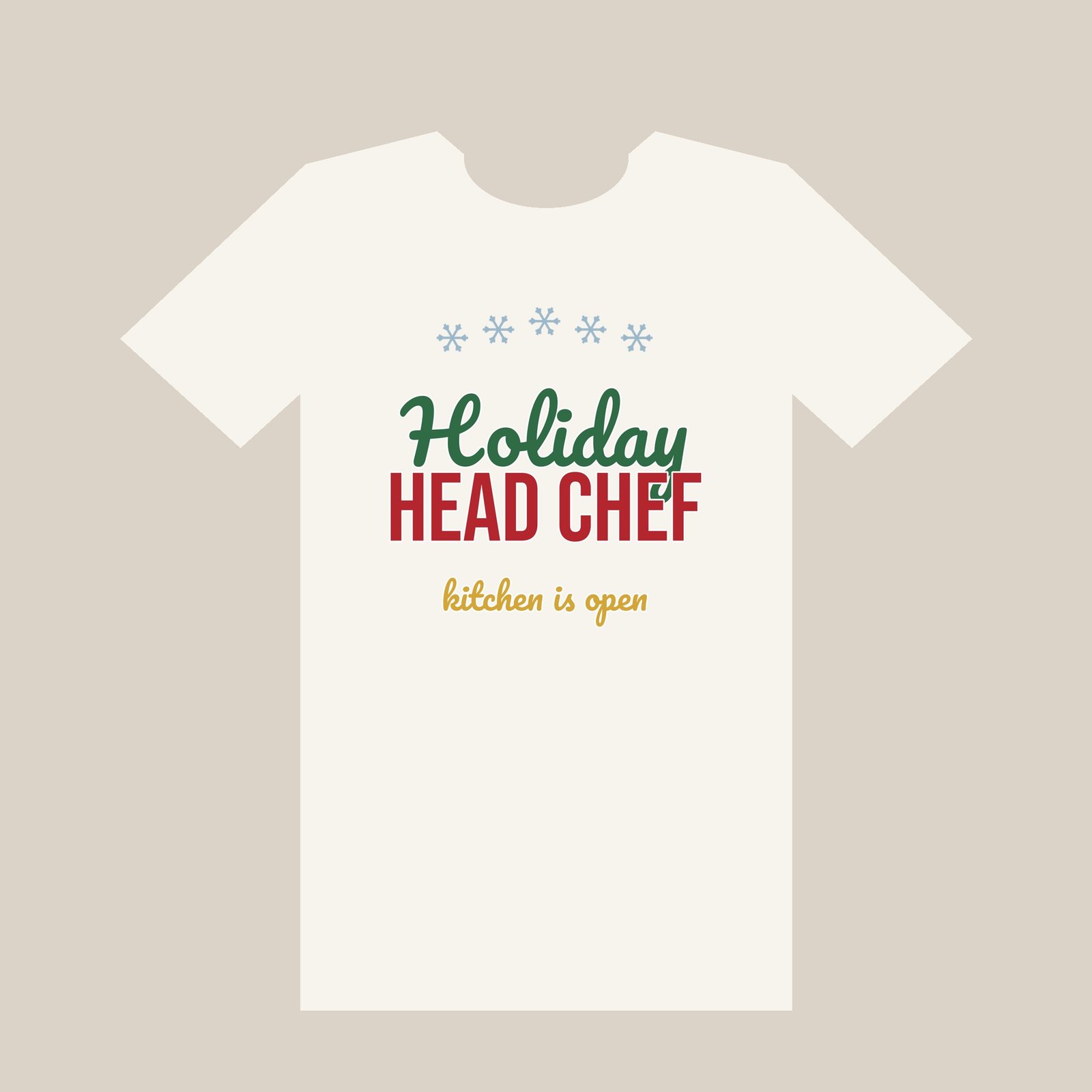 "Holiday Head Chef" Tee